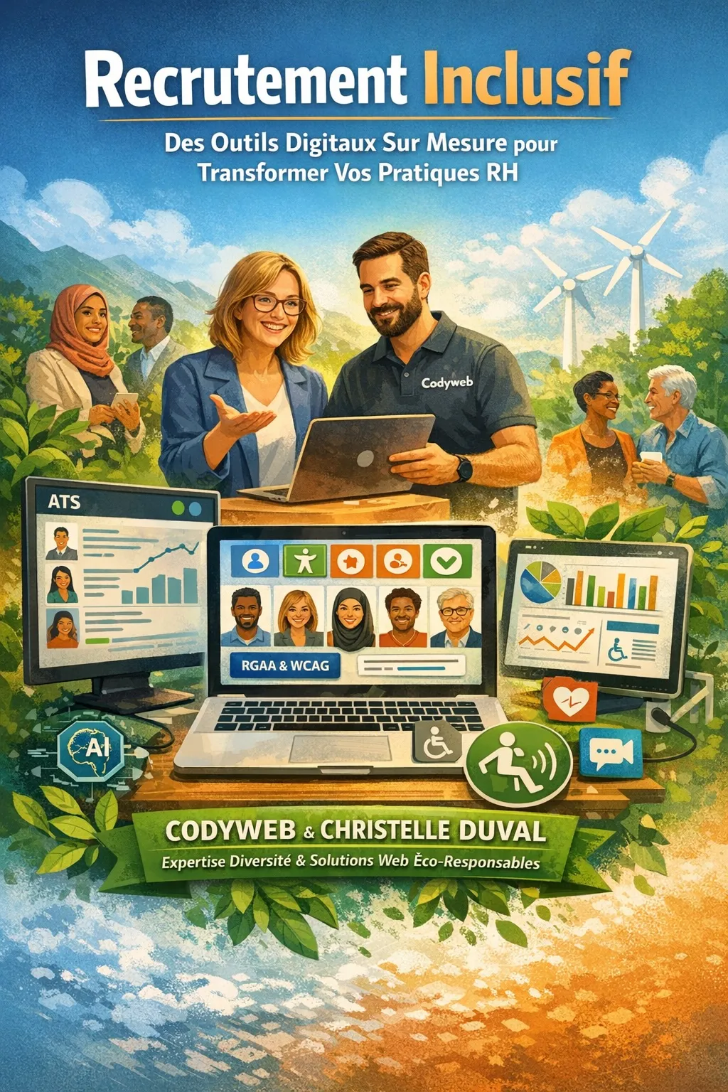 Christelle Duval, experte en recrutement inclusif et diversité, fondatrice du projet TerraJob, engagée pour la neurodiversité et l’innovation RH