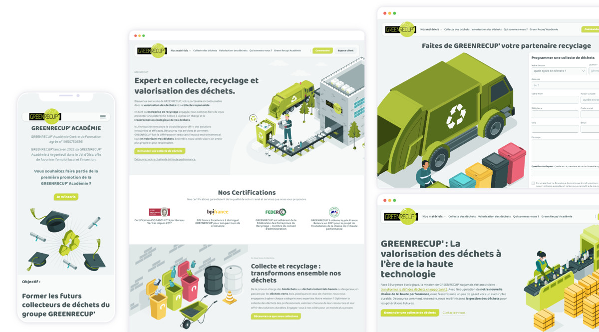 Green - création de site internet eco-conçu