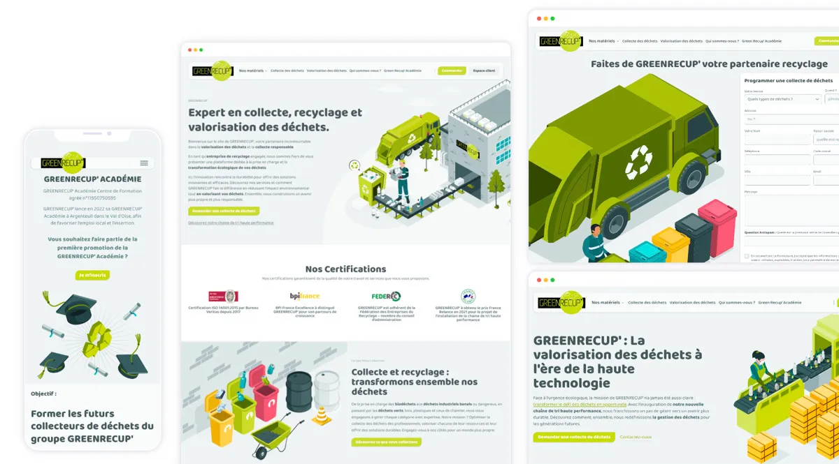 Green - création de site internet eco-conçu