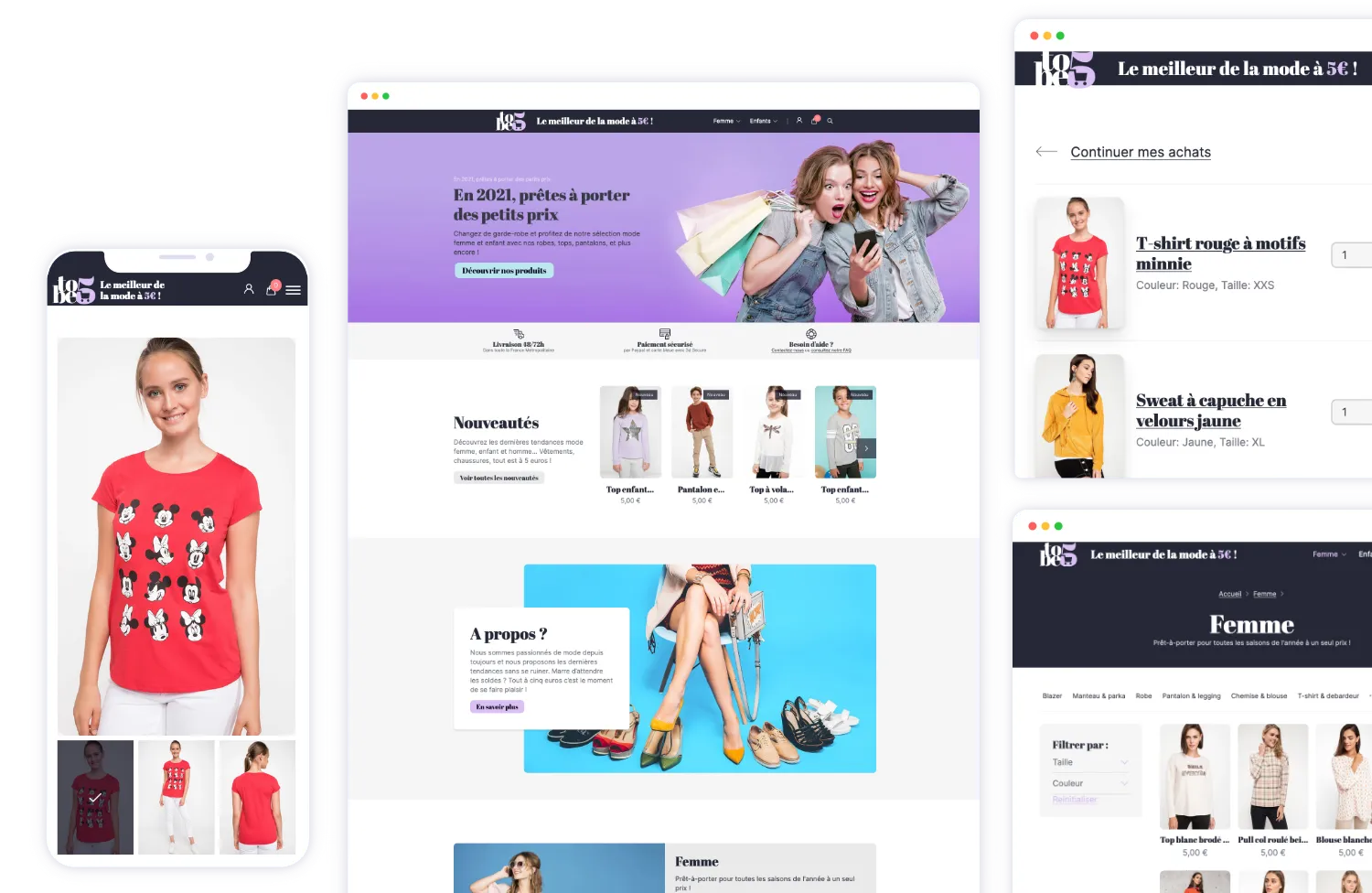 Tobe5 - création de site e-commerce